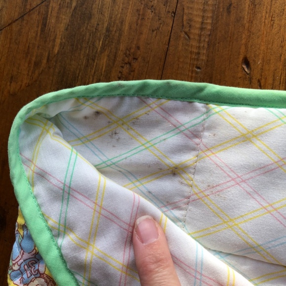 Vintage Cabbage Patch sleeping Bag 1980s doll size bedding blanket - Picture 5 of 12